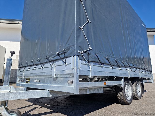 Aanhangwagen (auto) trailershop Hochlader mit Plane Spriegel 405x203x210cm lager