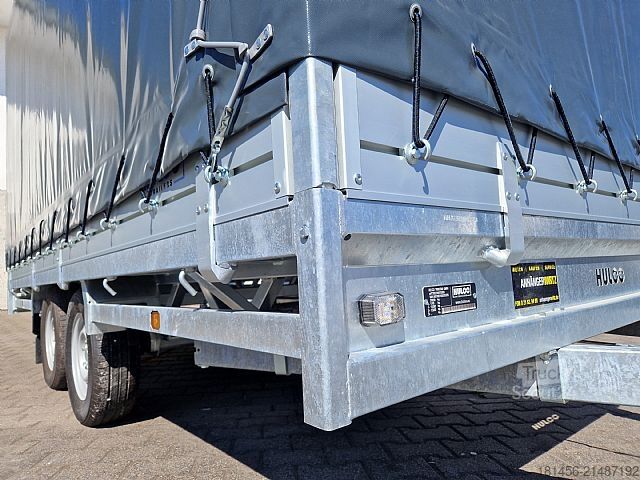 Aanhangwagen (auto) trailershop Hochlader mit Plane Spriegel 405x203x210cm lager