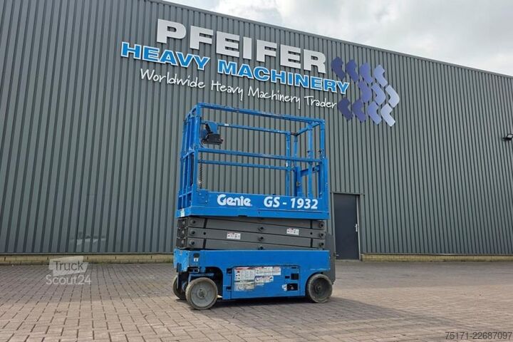 Schaarlift Genie GS1932 Electric, Working Height 7.8 m, 227kg Capac
