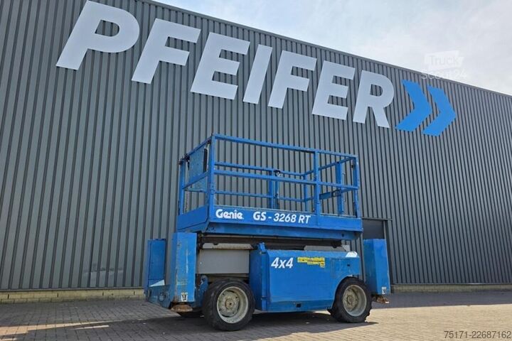 Schaarlift Genie GS3268 Diesel, 12m Working Height, 454kg Capacity,
