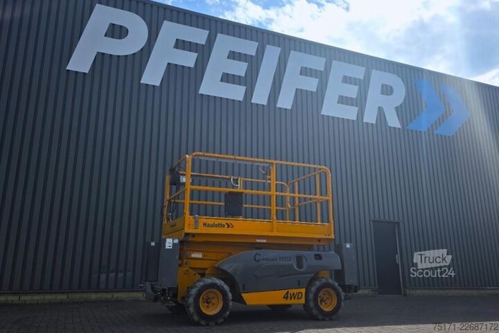 Schaarlift Haulotte COMPACT 10DX Diesel, 4x4 Drive, 10.2m Working Heig