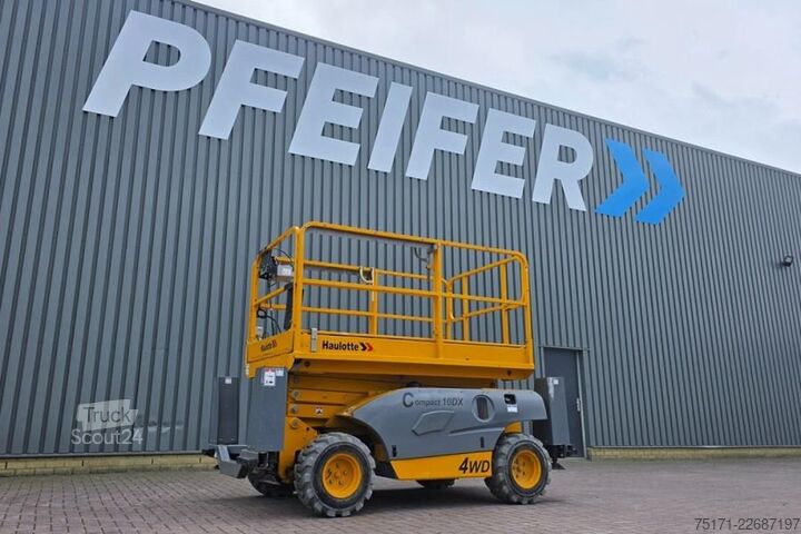 Schaarlift Haulotte COMPACT 10DX Diesel, 4x4 Drive, 10.2m Working Heig