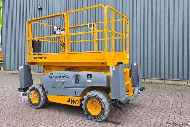 Schaarlift Haulotte COMPACT 10DX Diesel, 4x4 Drive, 10.2m Working Heig
