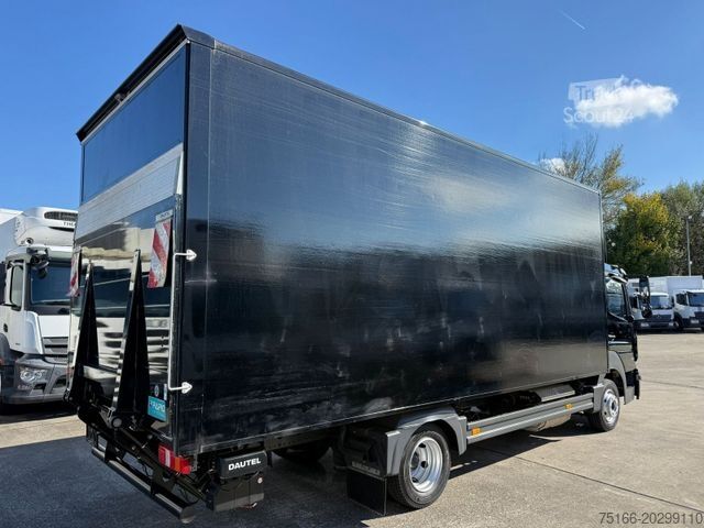 Furgoneta caja MERCEDES-BENZ ATEGO 816 L Koffer 6,2 m LBW 1 T*ORIGINAL 13 tkm