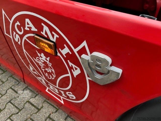 Kampós konténerszállító teherautó SCANIA S580 V8 MEILLER Abroller  mit Lift+Lenkachse 6x2
