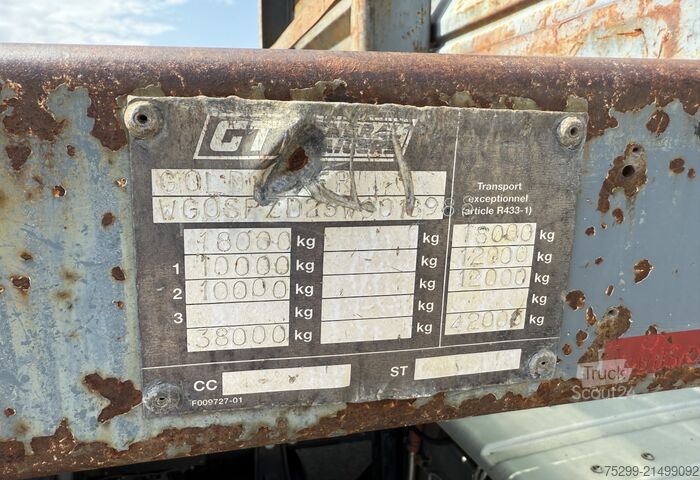 Naczepa otwarta Goldhofer Typ SPZ-DI2 Tele / Swiss-Vehicle