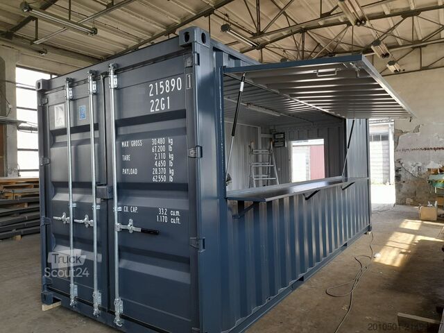Speciale container 20 Fuß Imbisscontainer Barcontainer Eventcontainer KONTENER