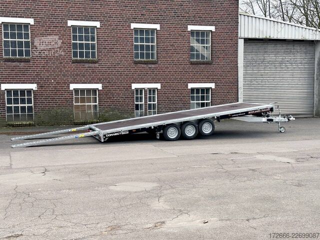  Brian James Trailers CONNECT 476-5522-35-3-12 | TRIDEM | ANKIPPBAR | RAMPEN 550X229CM 3500KG HOCHLADER | SCHWARZ
