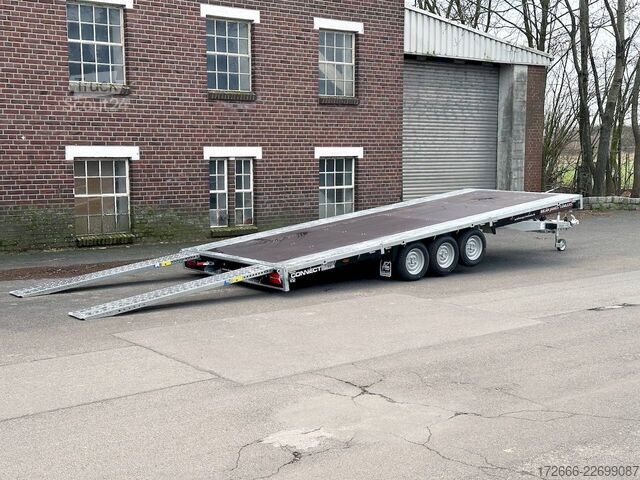  Brian James Trailers CONNECT 476-5522-35-3-12 | TRIDEM | ANKIPPBAR | RAMPEN 550X229CM 3500KG HOCHLADER | SCHWARZ
