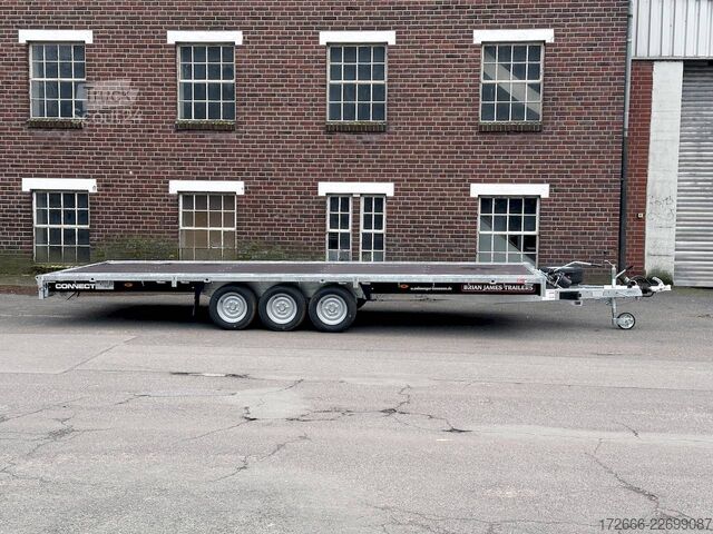  Brian James Trailers CONNECT 476-5522-35-3-12 | TRIDEM | ANKIPPBAR | RAMPEN 550X229CM 3500KG HOCHLADER | SCHWARZ