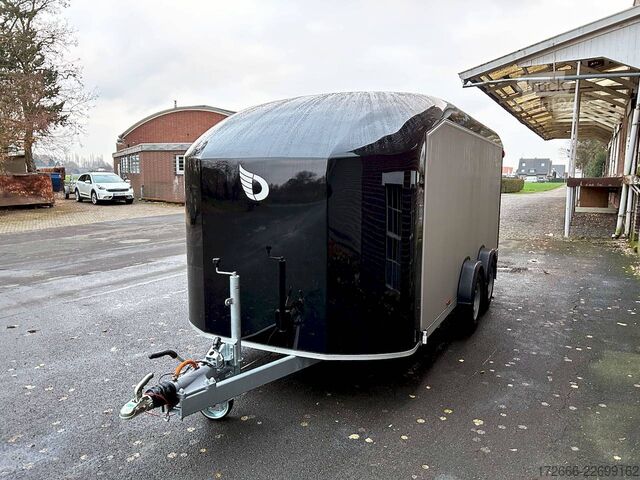 Kofferanhänger Debon CHEVAL LIBERTE DEBON C900 ALU ROADSTER SCHWARZ + SEITENTÜR