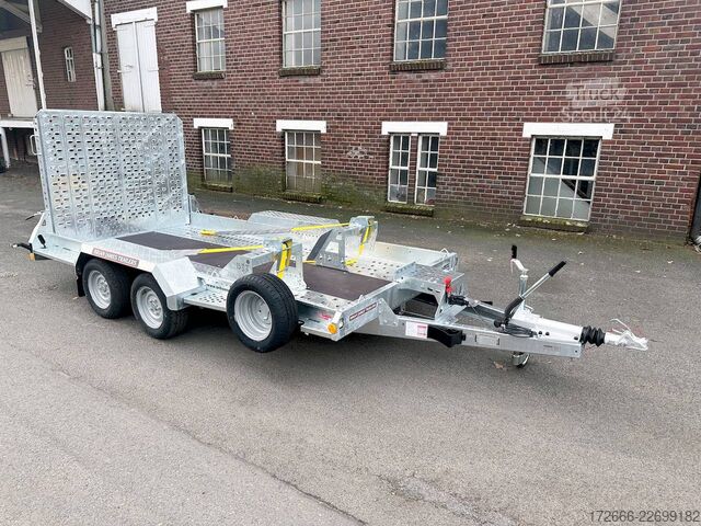  Brian James Trailers DIGGER PLANT 543-3717-35-2-12 | TRACSTRAP | SCHWERLASTRAMPE 370X170CM 3500KG BAUMASCHINENANHÄNGER