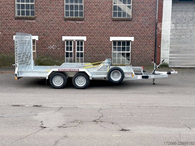  Brian James Trailers DIGGER PLANT 543-3717-35-2-12 | TRACSTRAP | SCHWERLASTRAMPE 370X170CM 3500KG BAUMASCHINENANHÄNGER