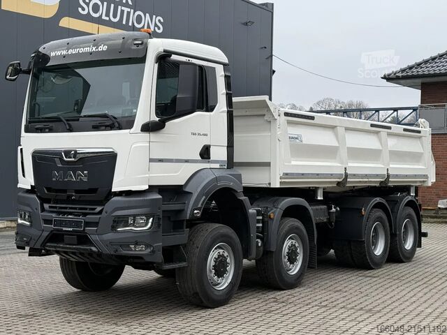 Skraldevogn MAN TGS 35.480 MAN TGS 35.480 8x6 EuromixMTP 3-Seit...