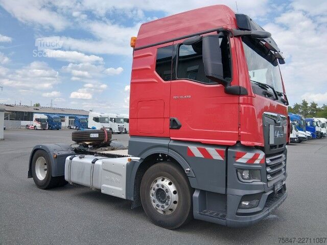 Standard nyergesvontató MAN TGX 18.470 BL Kipphydraulik Retarder Alu