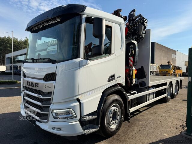 Open laadbak DAF XD 450 6x4 PRITSCHE + (24m) KRAN FASSI F345 8x ...