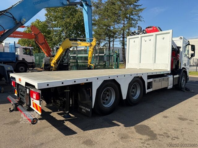 Open laadbak DAF XD 450 6x4 PRITSCHE + (24m) KRAN FASSI F345 8x ...