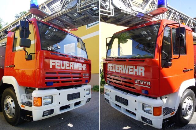 Camión de bomberos MAN LE 14.260 4x2 / Feuerwehr-Drehleiter DLK 23-12