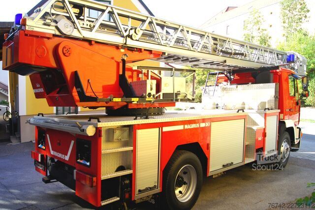 İtfaiye aracı merdivenli itfaiye aracı (döner merdivenli) MAN LE 14.260 4x2 / Feuerwehr-Drehleiter DLK 23-12