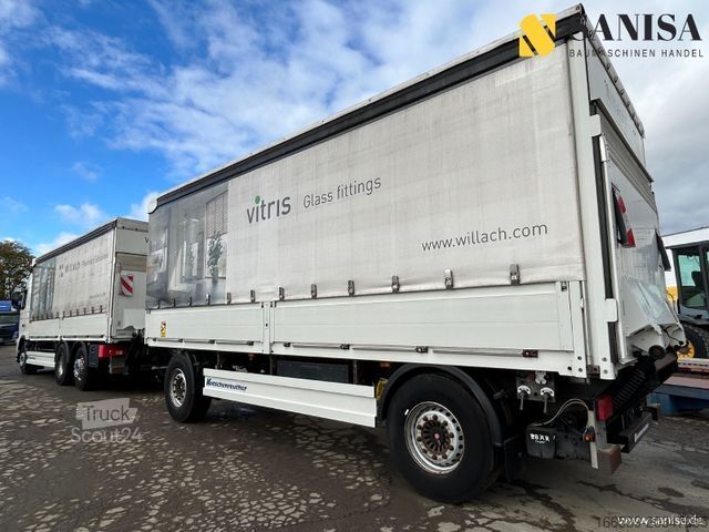Autocarro con pianale e telone VOLVO FH 420/Edscha/Schiebe/Globetrotter/Airtube
