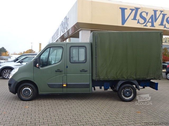 Pick-up bestelwagen RENAULT Master III DoKa Pritsche/Plane L2H1 3,5t 131PS