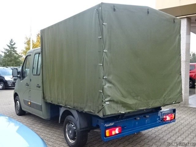 Pick-up bestelwagen RENAULT Master III DoKa Pritsche/Plane L2H1 3,5t 131PS