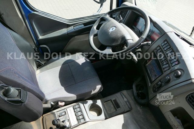 Τρίπλευρο ανατρεπόμενο φορτηγό RENAULT Lander 410 Kipper Kran Palfinger Funk Retarder