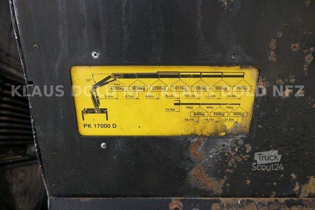 Τρίπλευρο ανατρεπόμενο φορτηγό RENAULT Lander 410 Kipper Kran Palfinger Funk Retarder
