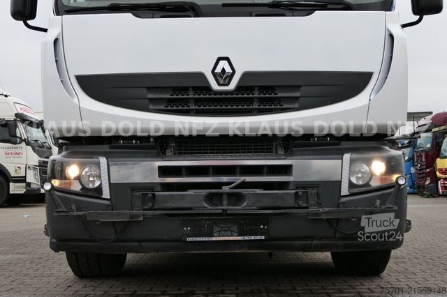 Τρίπλευρο ανατρεπόμενο φορτηγό RENAULT Lander 410 Kipper Kran Palfinger Funk Retarder