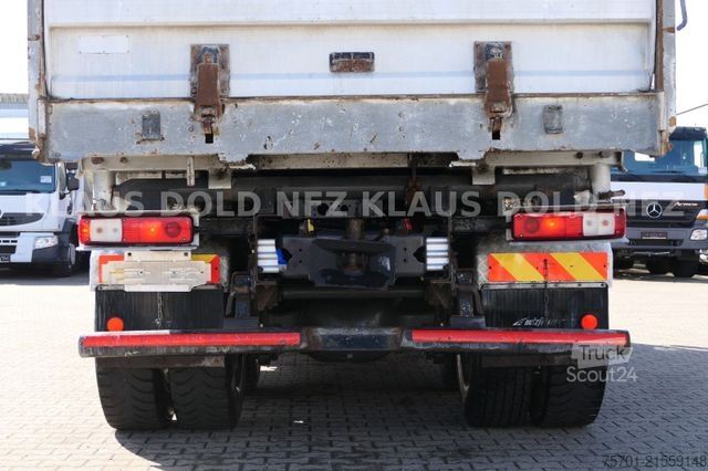 Τρίπλευρο ανατρεπόμενο φορτηγό RENAULT Lander 410 Kipper Kran Palfinger Funk Retarder