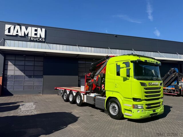 Vrachtwagen met kraan Scania R 520 LB 8x4 V8 FASSI F 660 RA.2.26 + JIB