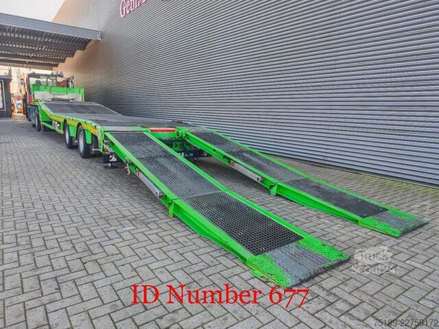 Semi-remorque surbaissée Faymonville F-S42-1AAA Powersteering Bridge Ramps Winch!
