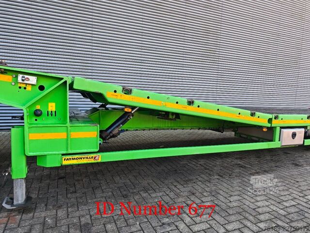 Semi-remorque surbaissée Faymonville F-S42-1AAA Powersteering Bridge Ramps Winch!
