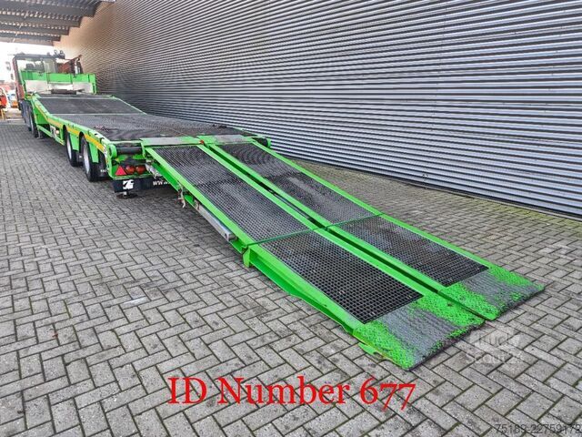 Semi-remorque surbaissée Faymonville F-S42-1AAA Powersteering Bridge Ramps Winch!