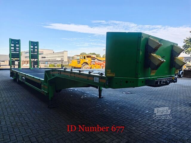 Semi-remorque surbaissée Faymonville F-S42-1AAA Powersteering Bridge Ramps Winch!