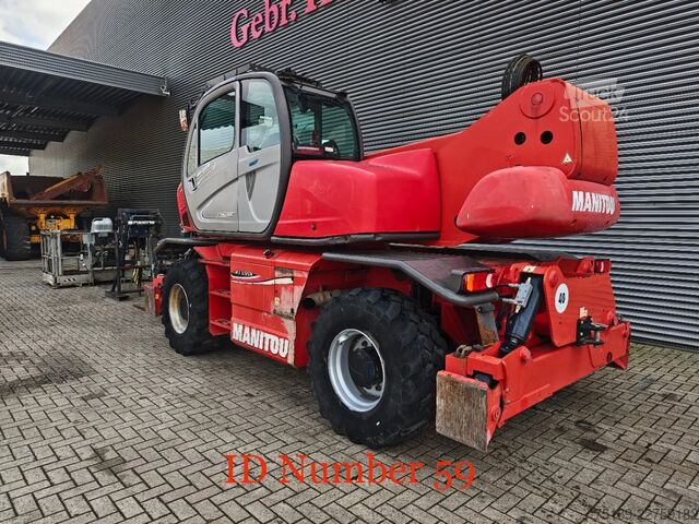 Chariot télescopique rotatif Manitou MRT 2150 + Privilege Radio Remote Forks Winch B...