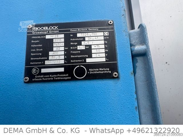 Naczepa chłodnia ROHR RAK / 18 IV*Frigoblock*LBW*BPW-Achsen*TÜV*