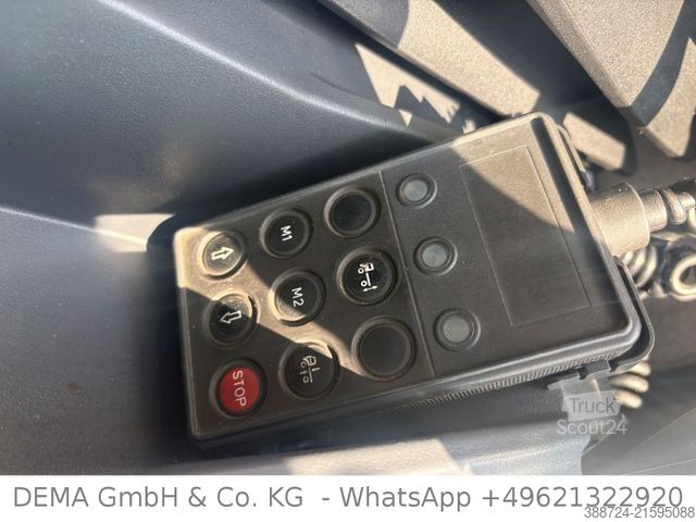 Flatbed truck IVECO 100E18 *3Sitze*Hydr. Rampen*Seilwinde*Fahrschule