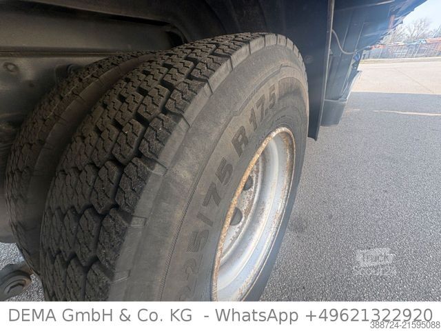 Flatbed truck IVECO 100E18 *3Sitze*Hydr. Rampen*Seilwinde*Fahrschule