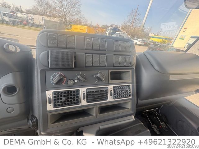 Flatbed truck with tarp IVECO 100E18 *3Sitze*Hydr. Rampen*Seilwinde*Fahrschule