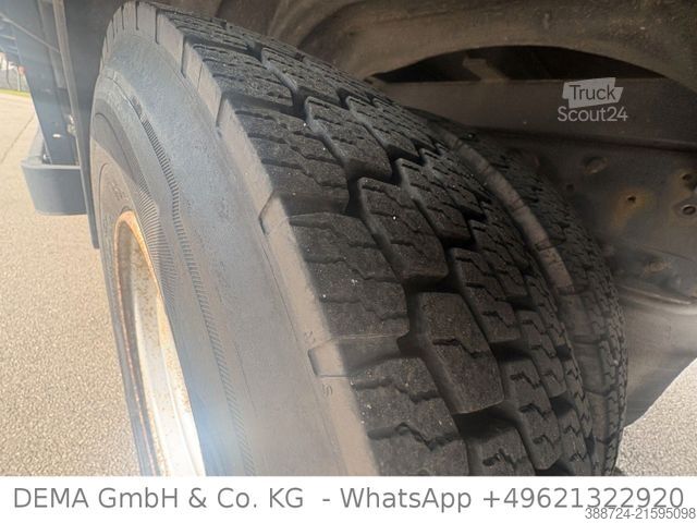 Flatbed truck with tarp IVECO 100E18 *3Sitze*Hydr. Rampen*Seilwinde*Fahrschule