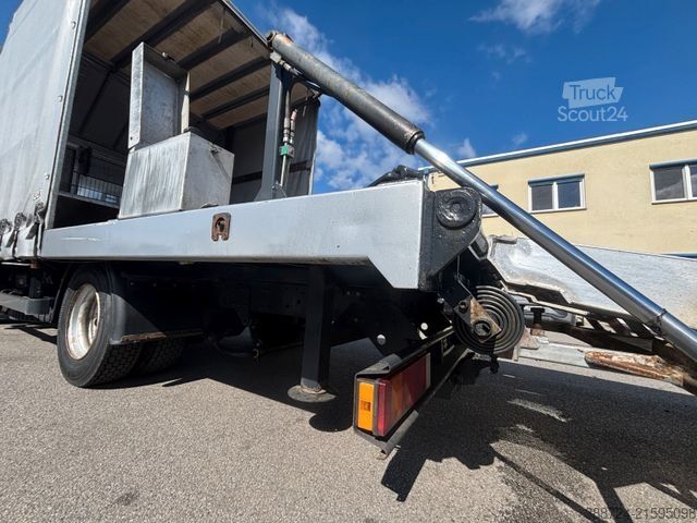 Valníkový nákladní automobil s plachtou IVECO 100E18 *3Sitze*Hydr. Rampen*Seilwinde*Fahrschule