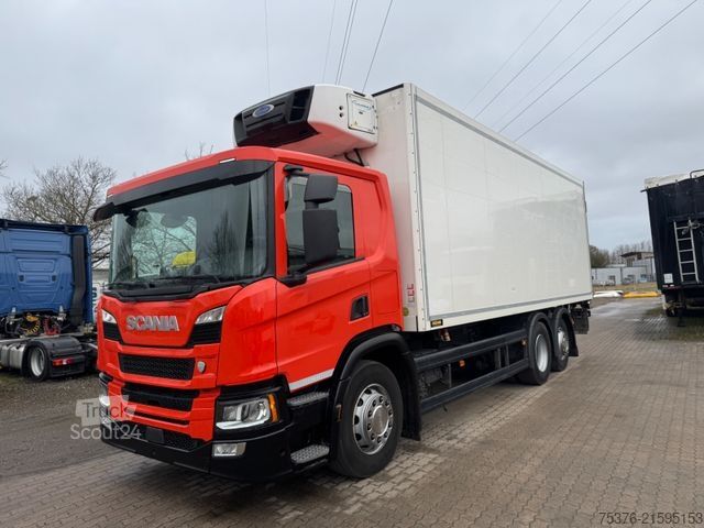 Refrigerated truck SCANIA P 410 ROHR Aufbau DHOLLANDIA LBW