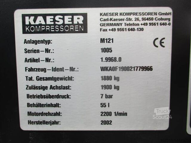 Kompresor Kaeser M 121