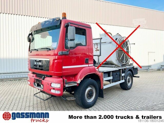 LKW-Fahrgestell MAN TGM 13.250/340 4X4BL, Einzelbereifung, 2x