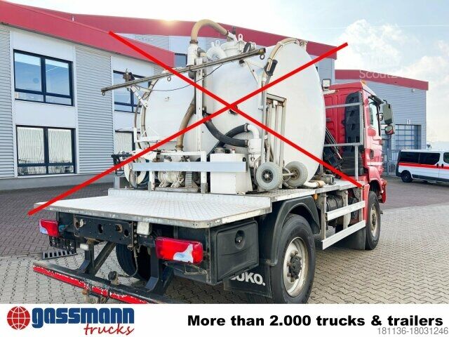 LKW-Fahrgestell MAN TGM 13.250/340 4X4BL, Einzelbereifung, 2x