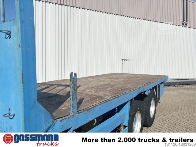 Φορτηγό με επίπεδη καρότσα MAN TGA 26.310 6X6 BB, Kran PALFINGER PK 23002 C, Funk