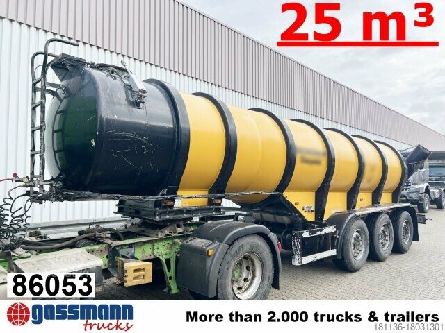 Cisternový návěs Wellmeyer Wellmeyer, STF 35/89 TA AL, ca. 25 cbm, ALU,