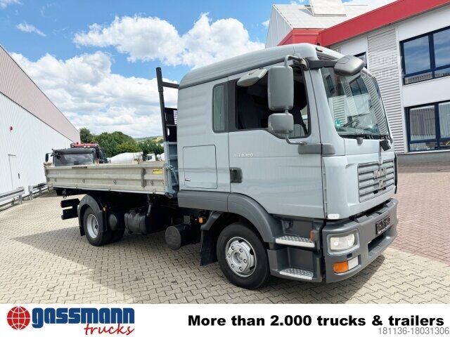 Фургон-самоскид MAN TGL 8.180 4x2 BB Doka, 2x AHK