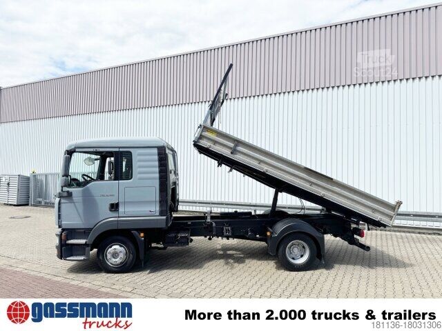 Фургон-самоскид MAN TGL 8.180 4x2 BB Doka, 2x AHK